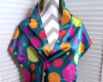 Satin Wrap, Charmeuse Satin Shawl, Satin Stole, Reversible Wrap, Lined Wrap, Formal Wrap, Gift For Her