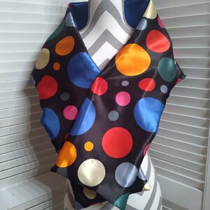 Satin Wrap, Charmeuse Satin Shawl, Satin Stole, Reversible Wrap, Lined Wrap, Formal Wrap, Gift For Her