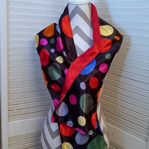 Satin Wrap, Charmeuse Satin Shawl, Satin Stole, Reversible Wrap, Lined Wrap, Formal Wrap, Gift For Her