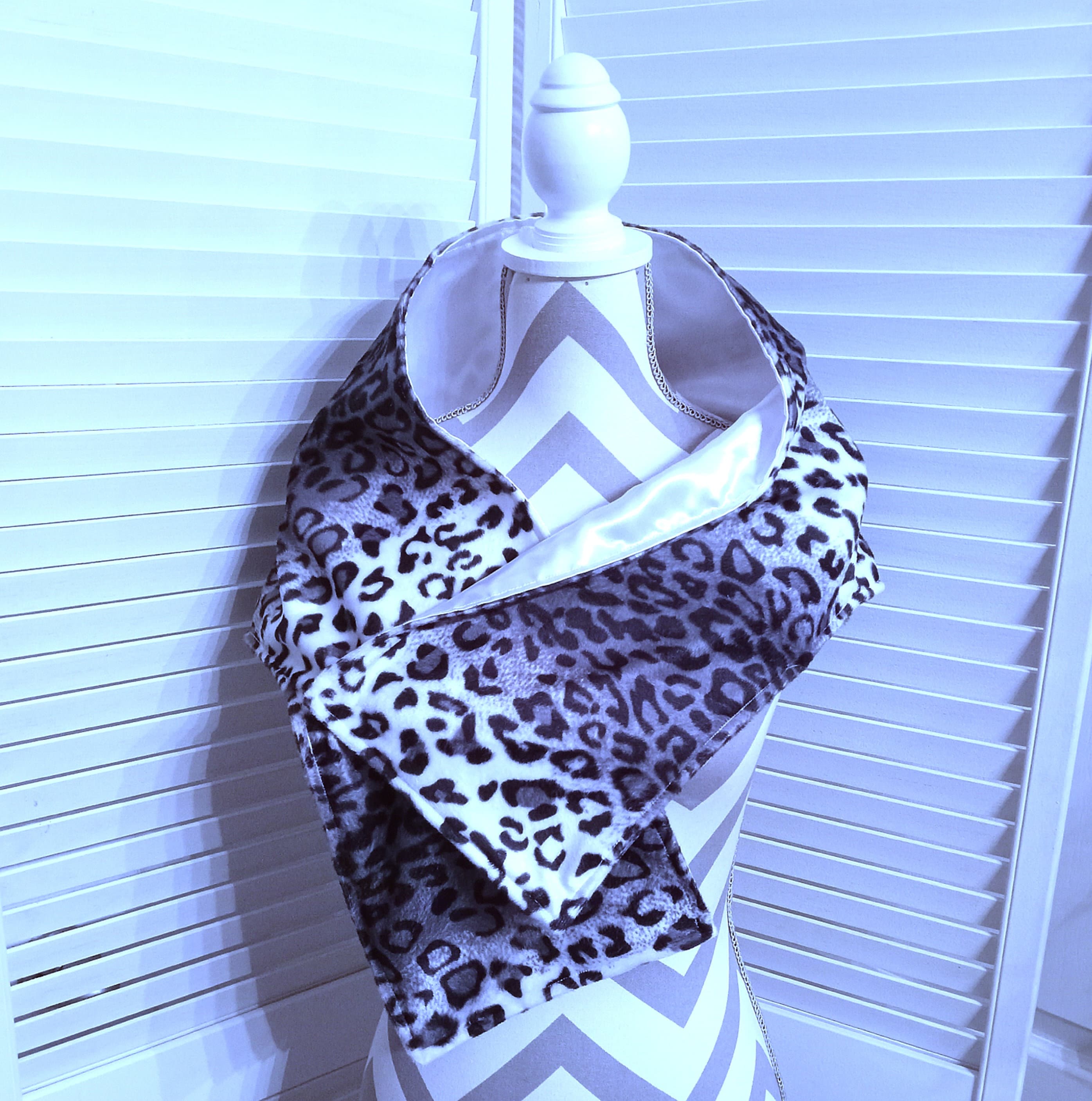 Leopard Print Shawl or Scarf 175cm x 70cm Long 6 Colors