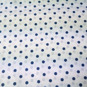 Tela Navy Dots, Tela de ropa, Tela de ropa, Tela, Tela de vestir, Tela de blusa / cinturón / faja, Tela de decoración para el hogar, Patio / Media yarda