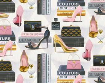 Shoes Fabric, Mask Fabric, Quilting Fabric, Paris/New York, Craft/Diy/Sewing Material, Dress Fabric, Fashion Fabric, Home Decor Fabric
