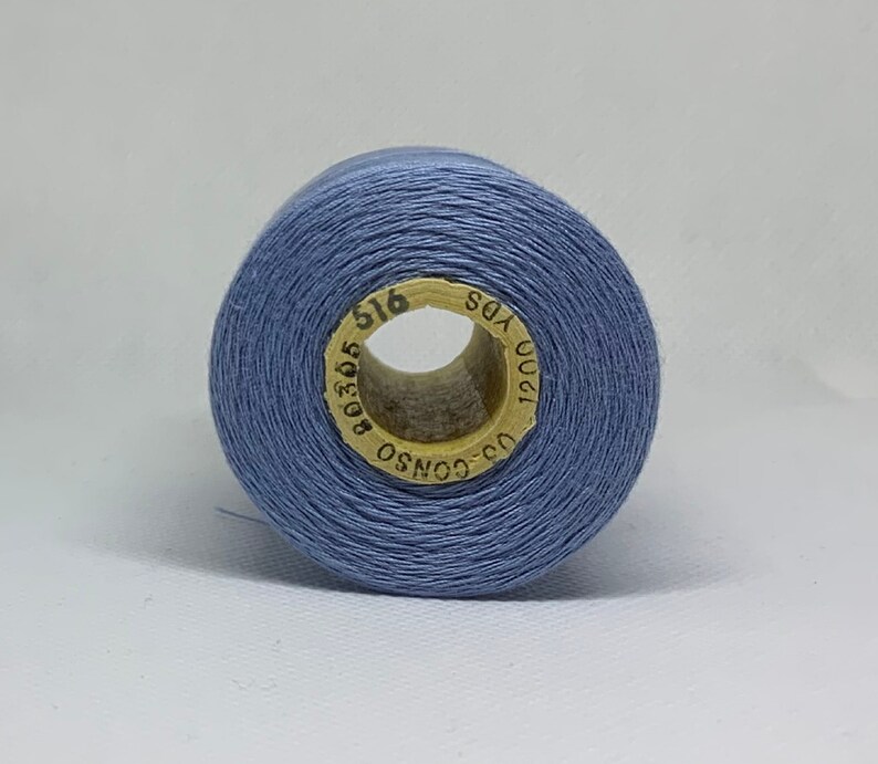 Conso Threaded Conso Cotton Thread Vintage Blue Violet - Etsy UK