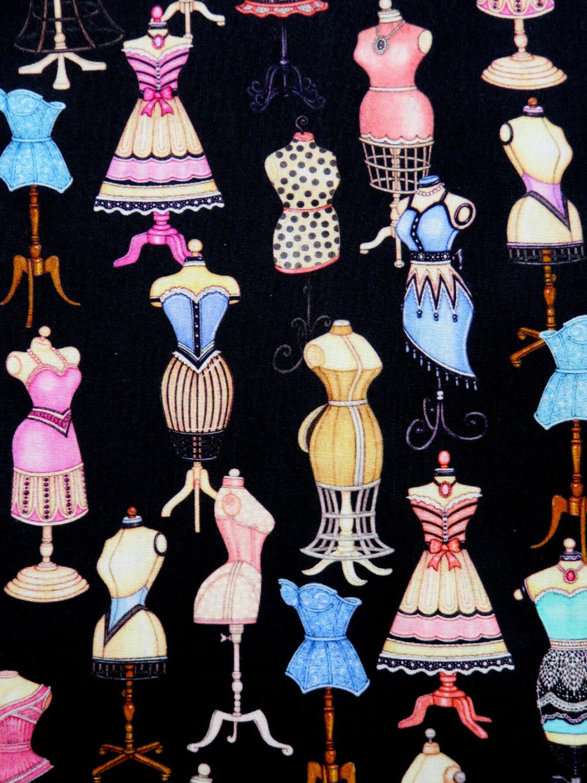 Tailor Made Dressmakers Dummy Fabric Fat Quarter Cotton Craft Etsy UK