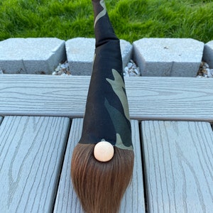 Camo Gnome, Army Gnome, Hunting Gnome, Gnome, Gnomes, Tiered Tray Decor, Shelf Sitter, Army Gift, Hunting Gift, Camo, Fathers Day Gift, Dad