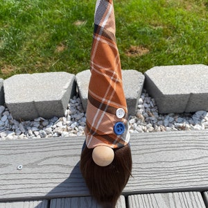 Thaksgiving gnome, Autumn gnome, Fall gnome, tiered tray decor, gnome, gnomes, fall decor, autumn decor, plaid gnome, shelf sitter,
