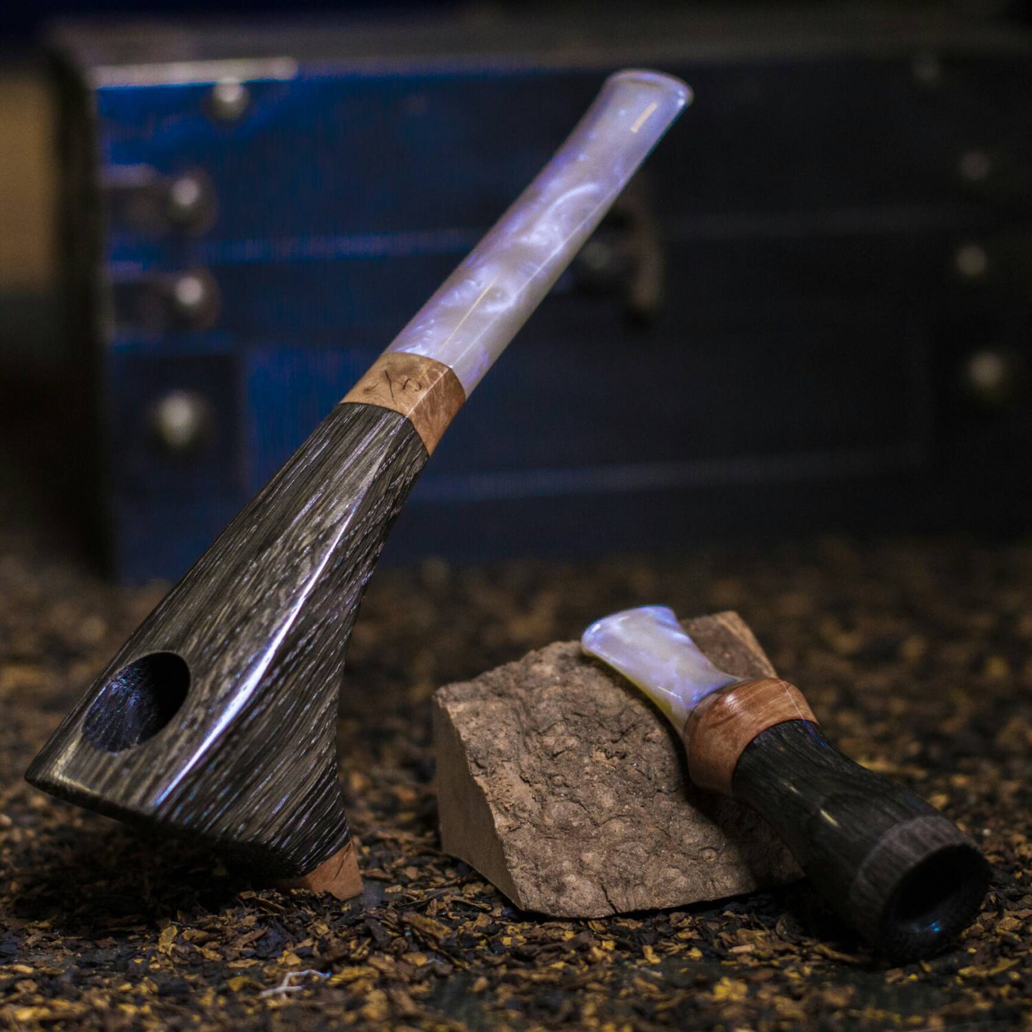 Morta & Briar UpsideDown style Pipe and Quick Draw Tobacco Etsy