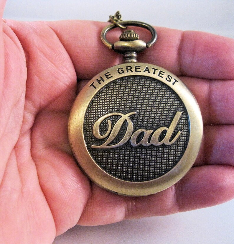GREATEST DAD Pocket Watch Pocket Watch Personalized Photo & Etsy
