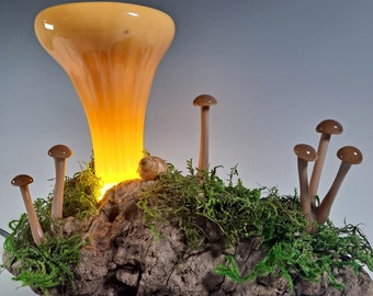 Chanterelle Mushroom Lamp
