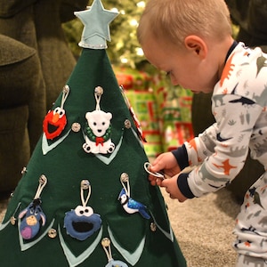 Toddler Christmas Tree (3D) w/ Star Topper, and Gift Box PDF Pattern