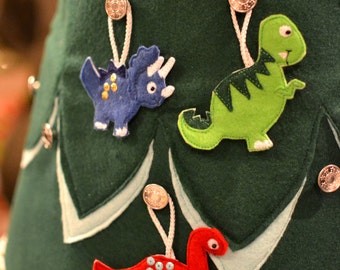 Dinosaur Ornament Set Pattern