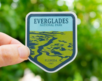 Everglades Sticker Decal, Florida Waterproof - for Waterbottles and Laptops