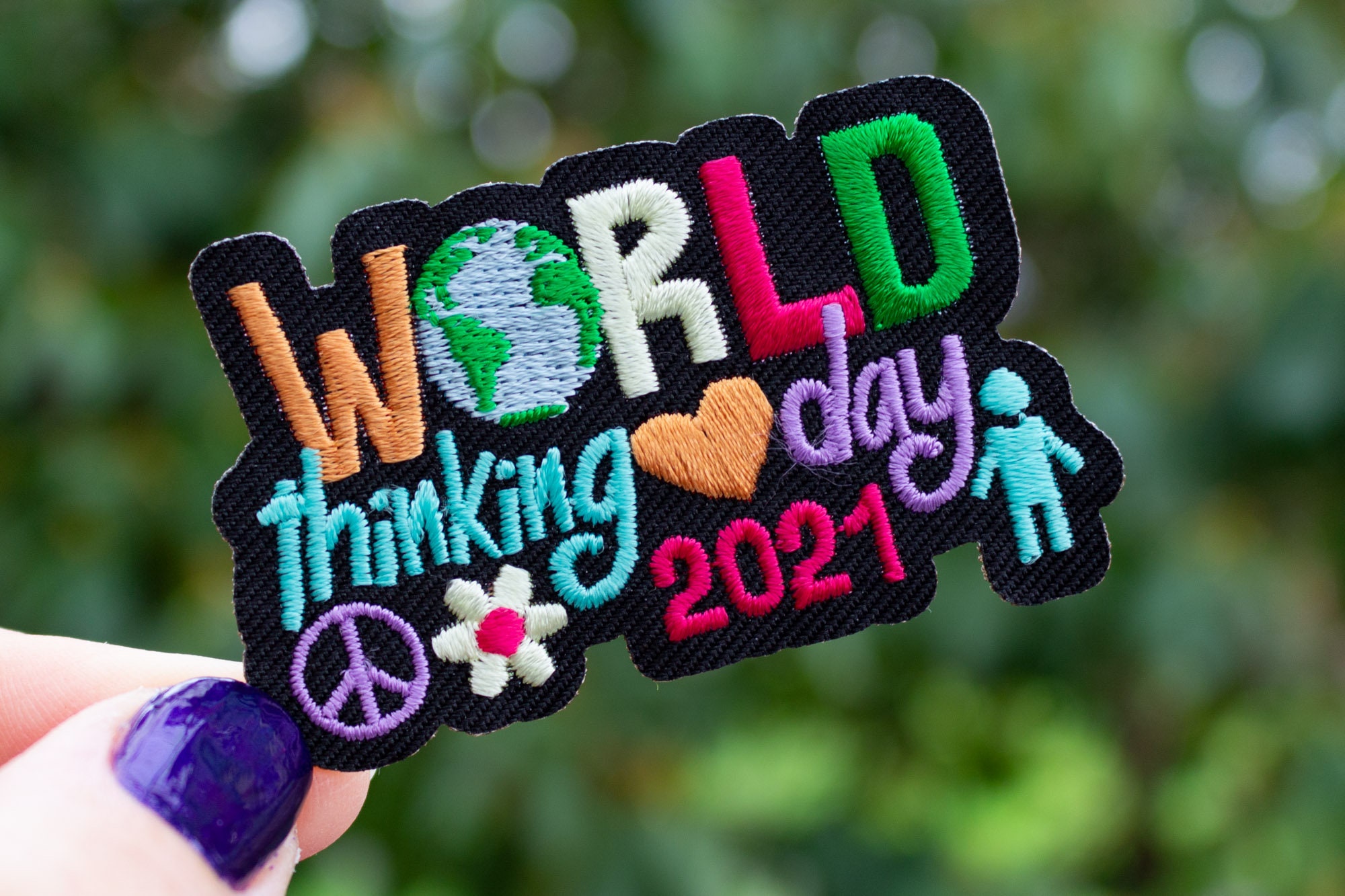World Thinking Day Patch 2021 Girl Scouts Scout Fun Patch Etsy