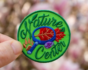 Nature Center Patch, Daisy Girl Boy Scouts, Embroidered Iron On, Merit Badge