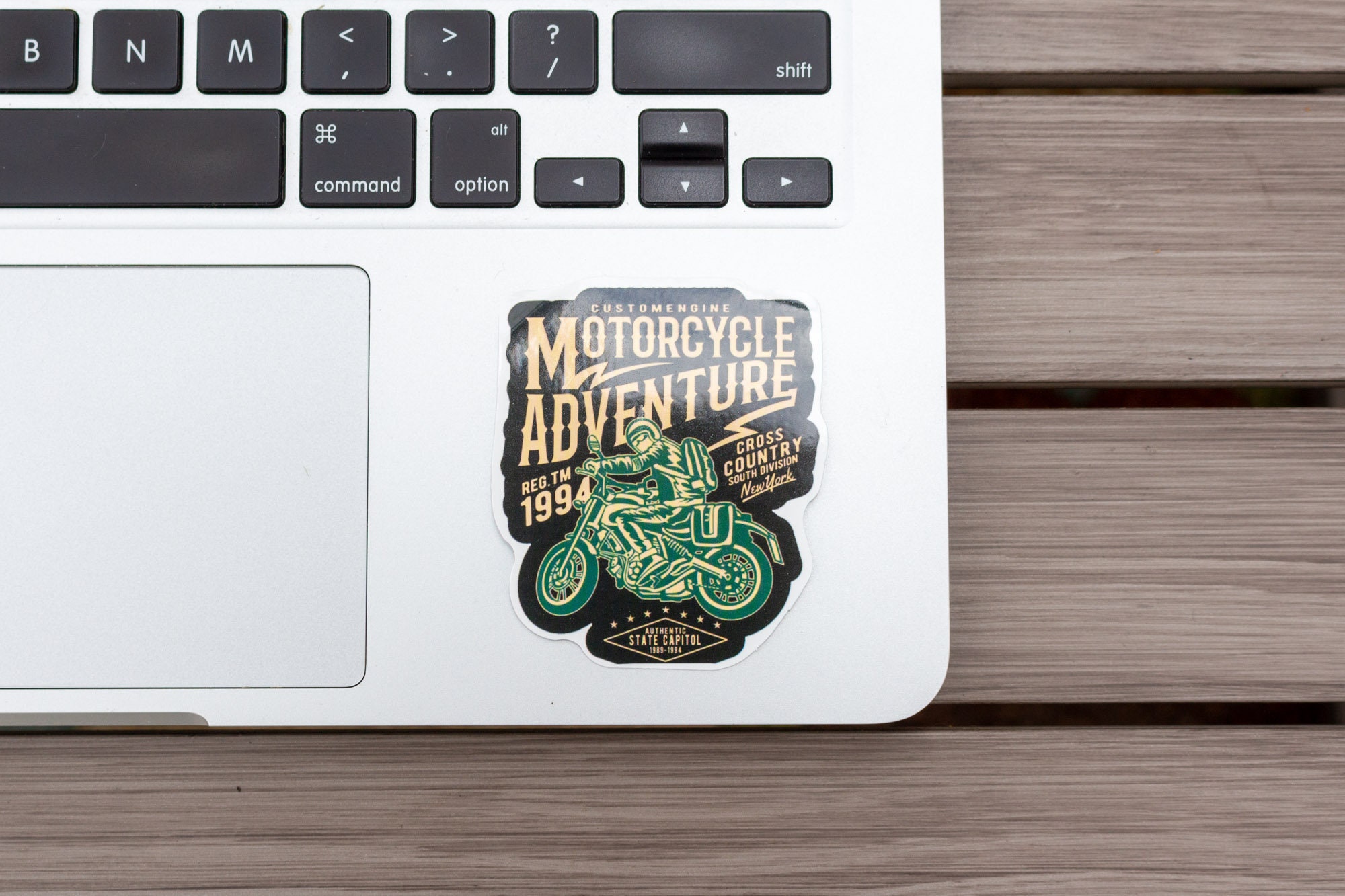 Motorcycle Adventure Sticker, Cross Country Ride, Waterproof Decal ...