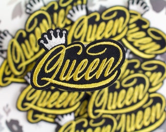 Black Queen Patch BLM Crown for Hoodies Jackets Backpacks Hats
