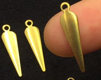 20x5 mm 100 pcs raw brass Charms Findings