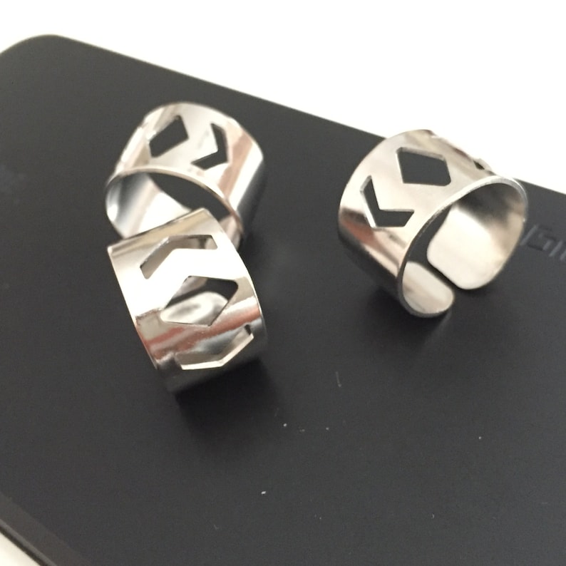 10 pcs 20x13 mm Silver brass Adjustable Ring Base