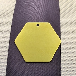 20個 30 x 30 mm 生真鍮六角形