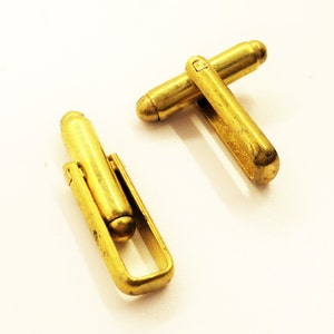 10 Pcs (5 Pairs ) Raw Brass Mens Cufflink Backs