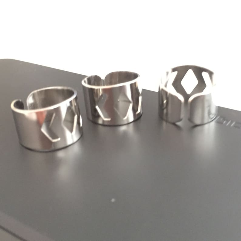 10 pcs 20x13 mm Silver brass Adjustable Ring Base