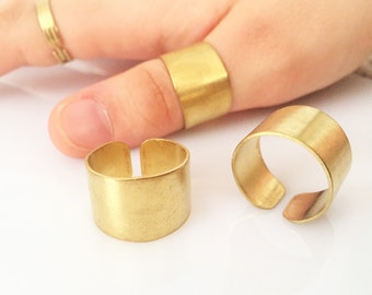 10 pcs 20x13 mm raw brass Adjustable Ring Base