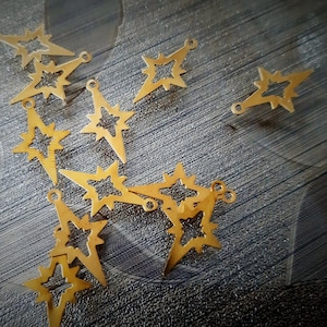 100 pcs 12x21 mm  raw  brass   findings