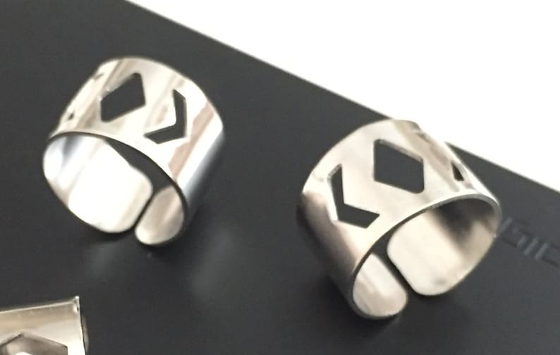 10 pcs 20x13 mm Silver brass Adjustable Ring Base
