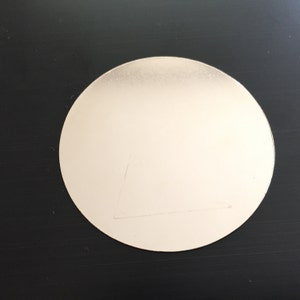 Accesorios para etiquetas de dijes con estampado de latón plateado de 52 mm (grosor 0,50 mm) 5 piezas