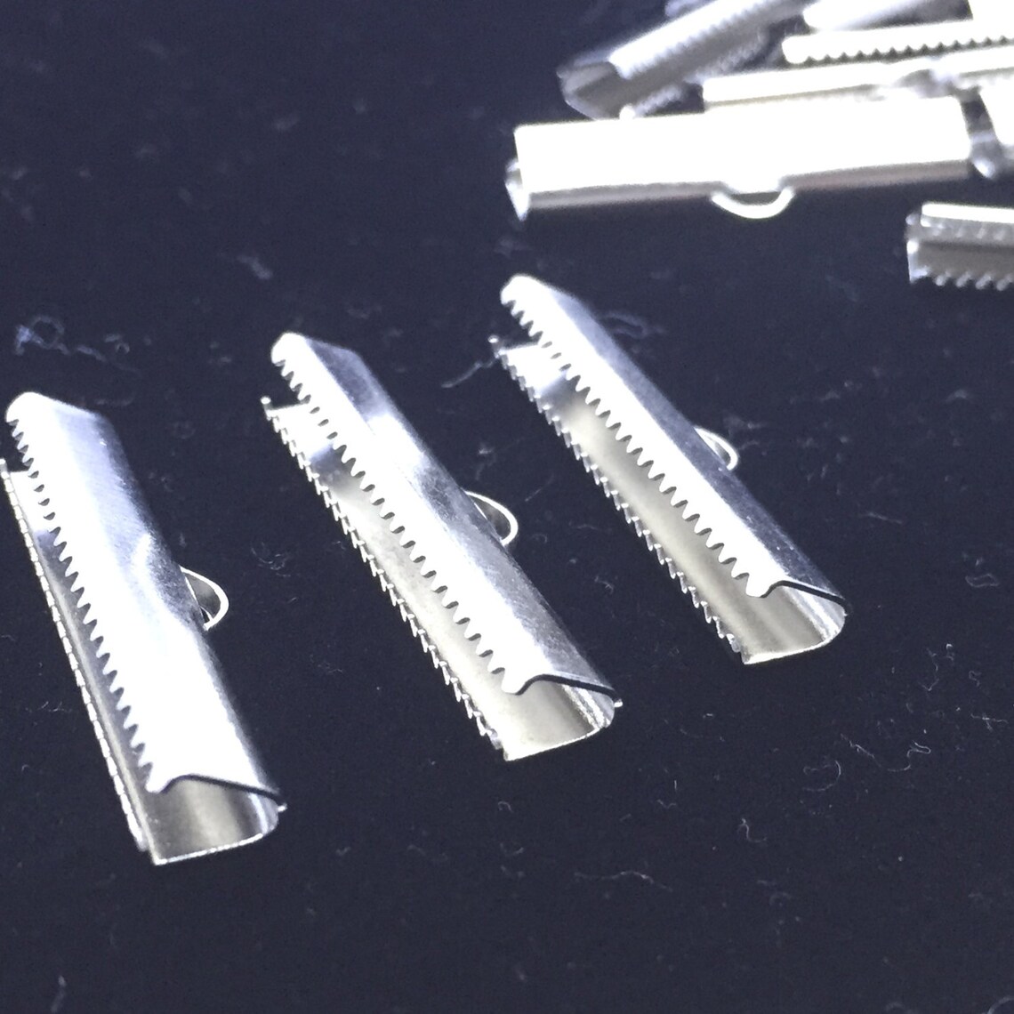 Cashmere Crimp 30 Pcs 6 X 30 Mm Ribbon Crimp End, Leather Clasps - Etsy