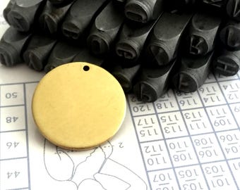 thickness 10 pcs stamping Round blank,tag,disc,findigs,sealing,pressing Raw Brass 1.5mm 25 mm 15 Gauge
