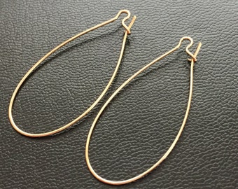 24 k Gold 20 pcs 20 x 46 mm boucles d’oreilles résultats