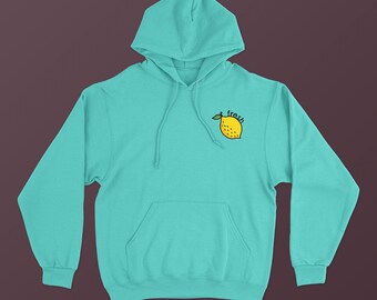 mint colored sweatshirt