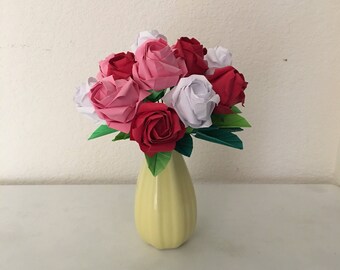 Origami Roses Etsy - origami roses