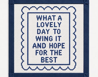 Lovely Day Printed Needlepoint Canvas