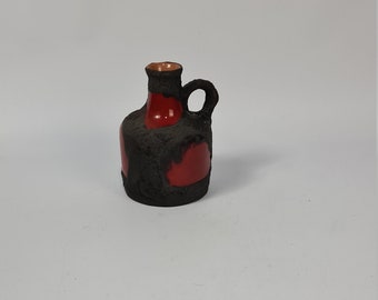 訳あり 西ドイツ製 ヴィンテージ Scheurich窯 陶器の鉢 鉢カバー