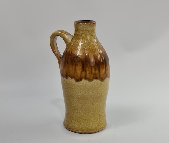 Vintage East German Fat Lava Vase - Etsy