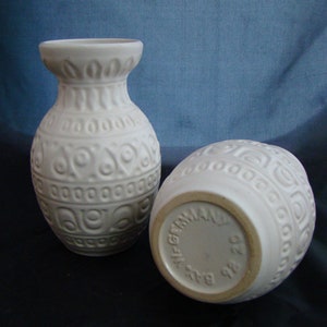 A pair of West German pottery vases by BAY 92-20