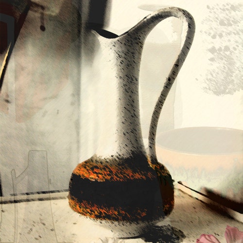Vintage East German Fat Lava Vase - Etsy
