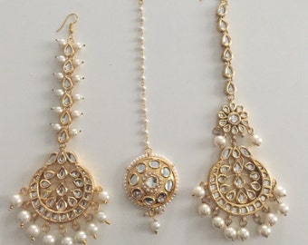Tika, tikka, maang tika, kundan tika, kundan jewelry, India jewelry, Bollywood, Indian wedding jewelry