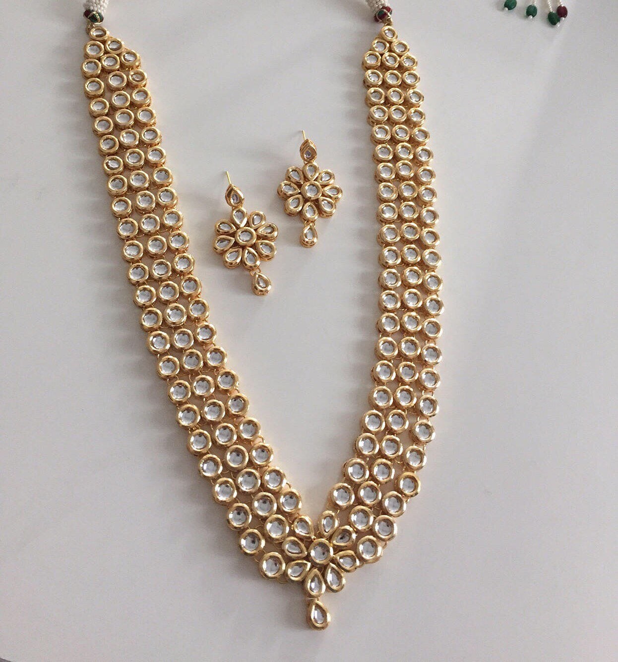 Kundan necklace kundan jewelry Kundan full set Kundan multi Etsy