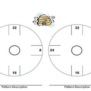 Kumihimo Template for Standard 8 Strand, Standard 12 Strand, and Spiral 12 Strand Braids w/ Bead Count Table