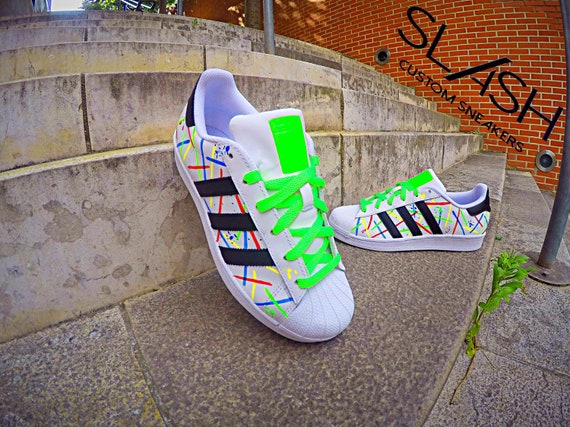 adidas superstar custom paint