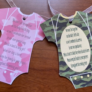 Camo Baby Shower; militärische Baby-Gefälligkeiten; Camo Wein Gefälligkeiten; Jäger Baby Shower; Landfrauendusche; Baby Mädchen Country Shower; kleiner Junge