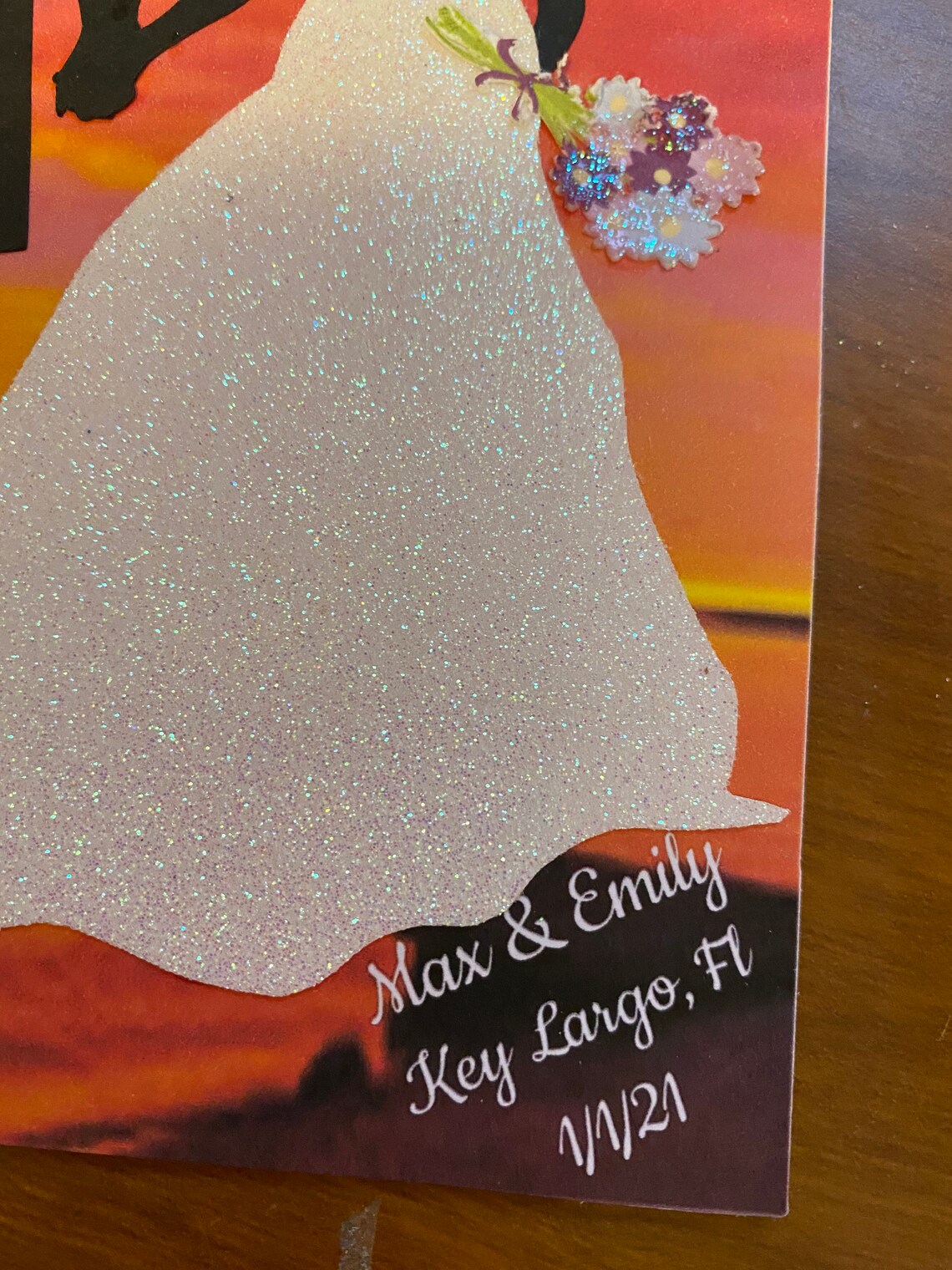 Beach themed wedding card beach weddings beach bride Etsy