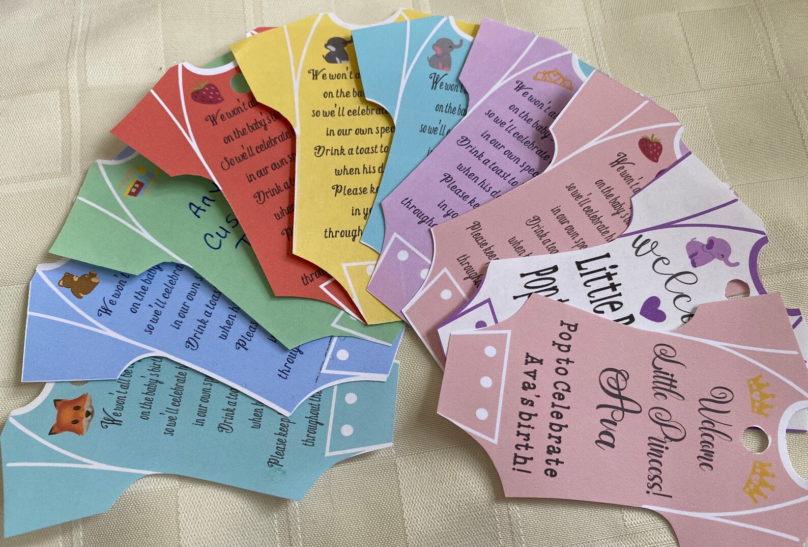 Baby shower wine favor tags and matching labels Toast to baby Etsy