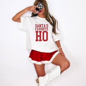 Santa&#39;s Favorite Ho Sweatshirt, Christmas Sweatshirt, Funny Christmas sweater, Christmas Party Shirt, Santas Ho Shirt