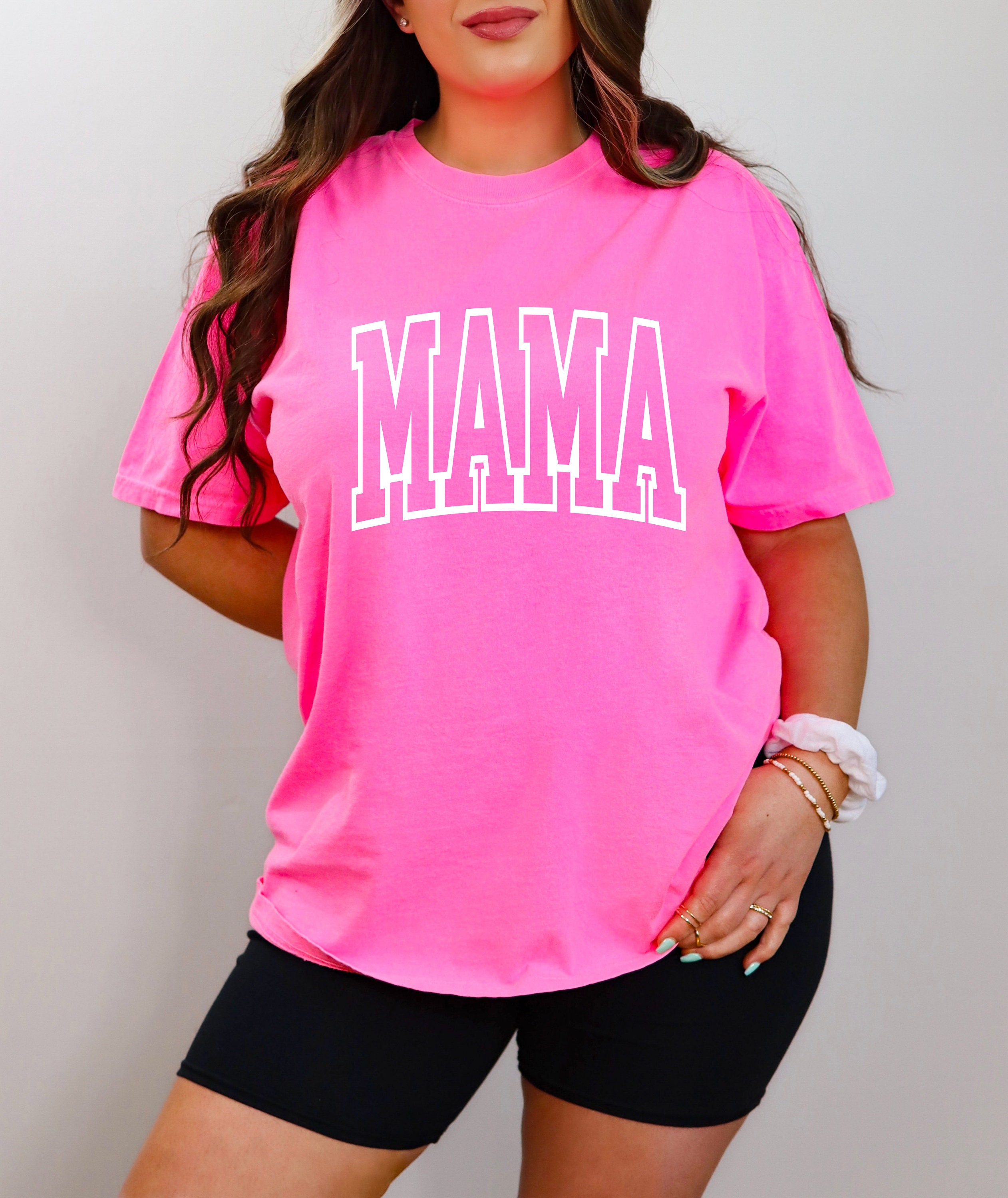 Women's Dash Forward Mama Tee - Light Pink