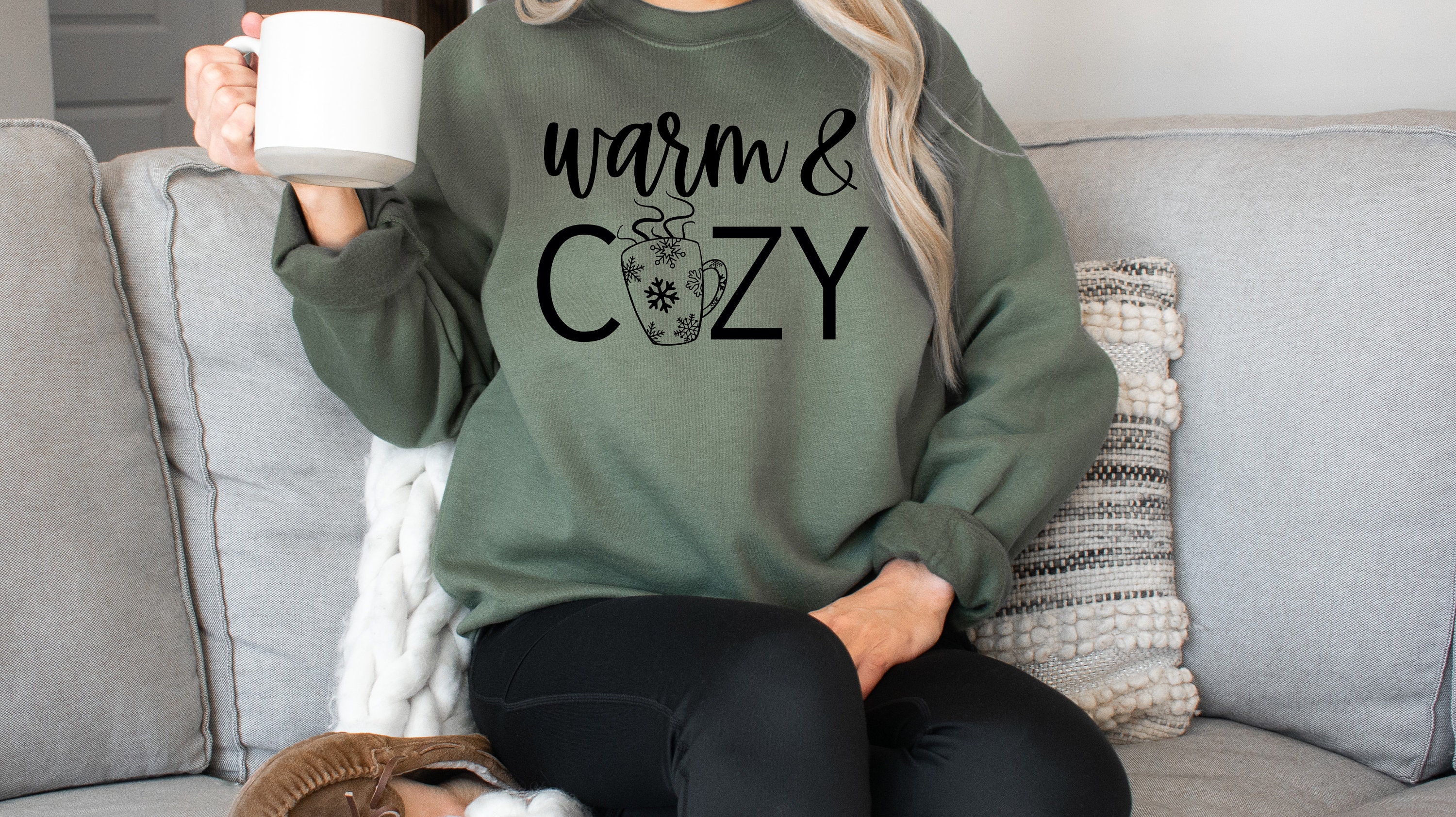 Warm cozy sweatshirts clearance