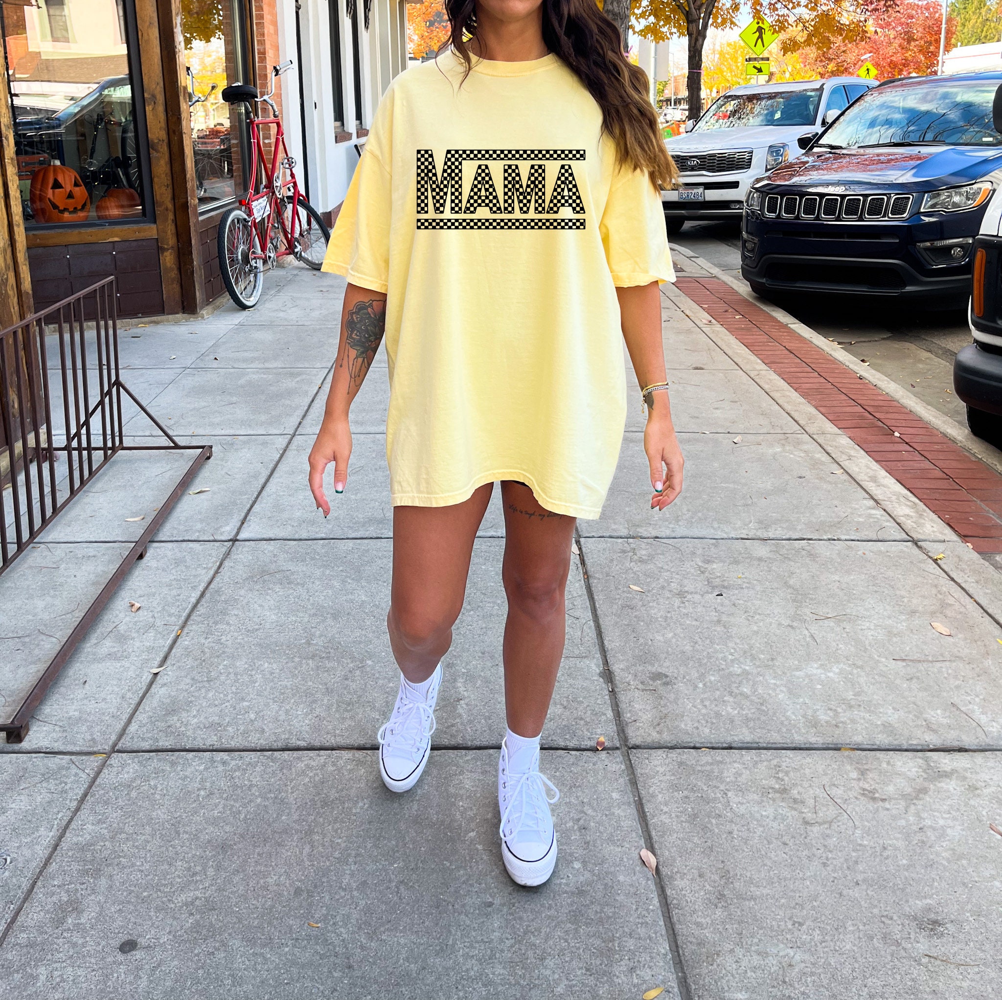 Checkered Mama Shirt, 90s Mama, Classic Mama Shirt, Retro Checkered Mama Shirt, 90s Mama, Classic Mama Shirt, Retro